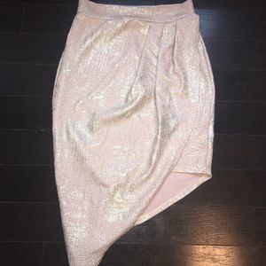 Champagne/beige skirt